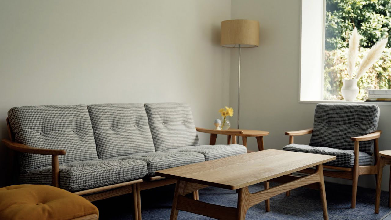 マルニ60 フレームチェア リビングシーン